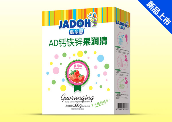 嘉多慧AD鈣鐵鋅-果潤(rùn)清(盒)