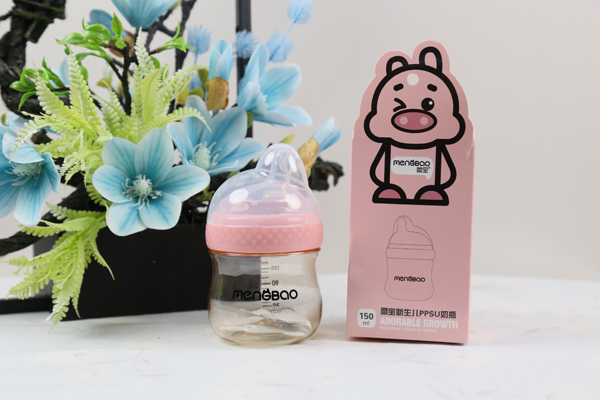 盟寶新生兒PPSU奶瓶 粉色1