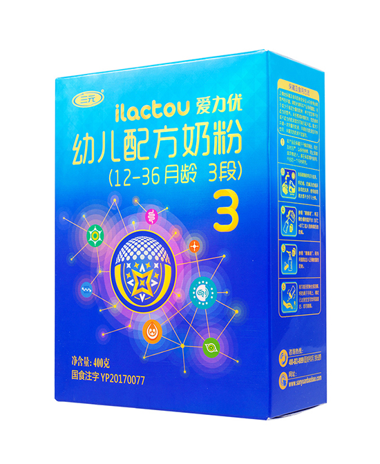 三元愛力優(yōu)幼兒配方奶粉3段400g.jpg