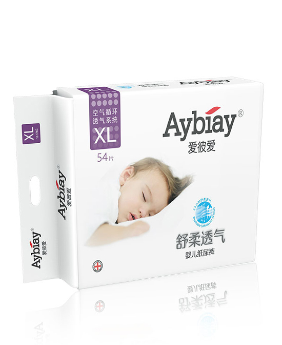 愛(ài)彼愛(ài)舒柔透氣嬰兒紙尿褲XL54片.jpg