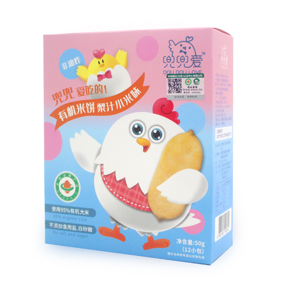 兜兜愛有機(jī)米餅 梨汁小米味