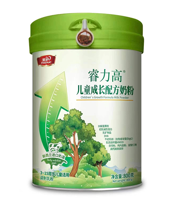 美廬睿力高兒童成長(zhǎng)配方奶粉