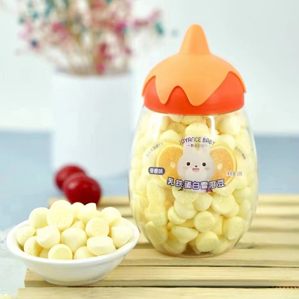 甄愛(ài)貝比乳鐵蛋白雪溶豆-香橙味