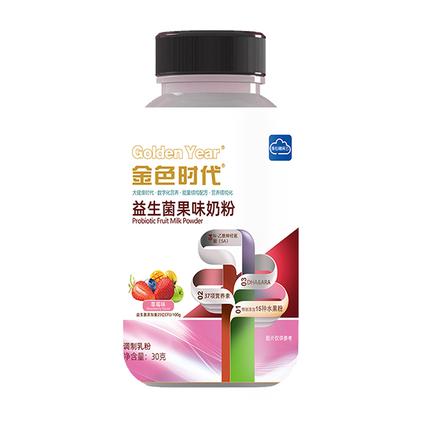 湯伯典膳搖搖瓶益生菌果味奶粉