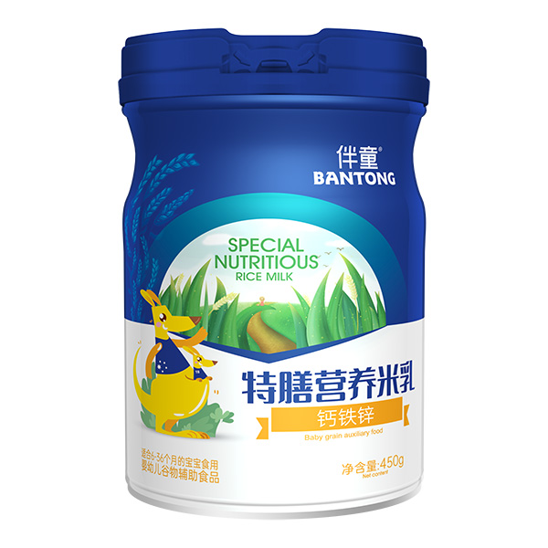 伴童特膳營養(yǎng)米乳-鈣鐵鋅