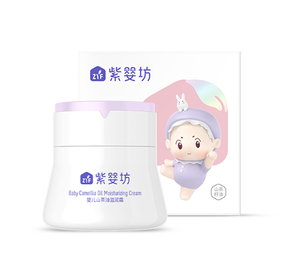 紫嬰坊抑菌膏嬰兒山茶滋潤霜