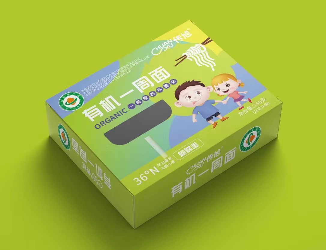 傳旭有機(jī)一周面 蝴蝶面 (2)