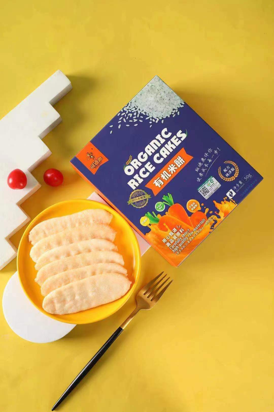 斑迪鹿有機米餅 胡蘿卜味