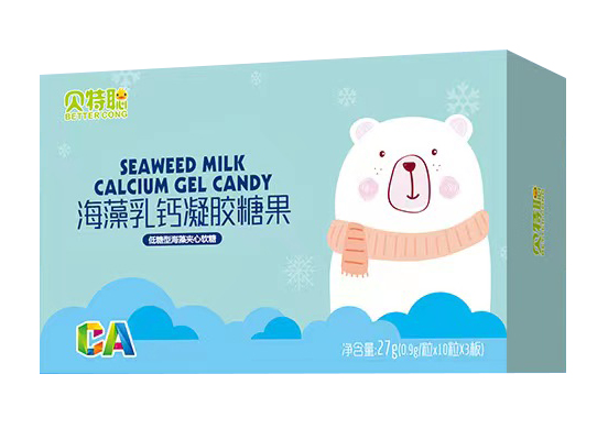 貝特聰海藻乳鈣凝膠糖果
