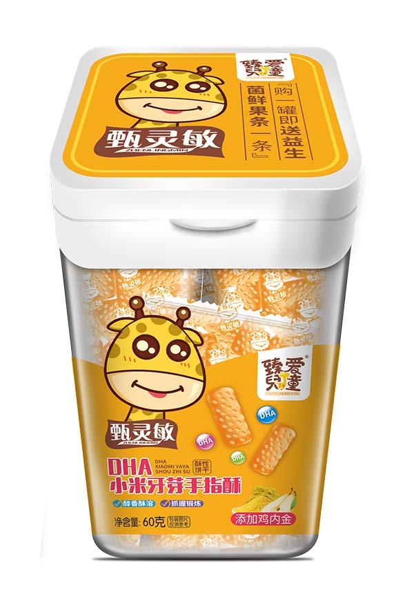 臻愛(ài)兒童DHA小米牙芽手指酥
