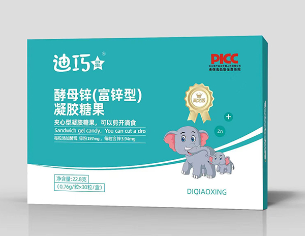 迪巧星酵母鋅(富鋅型)凝膠糖果