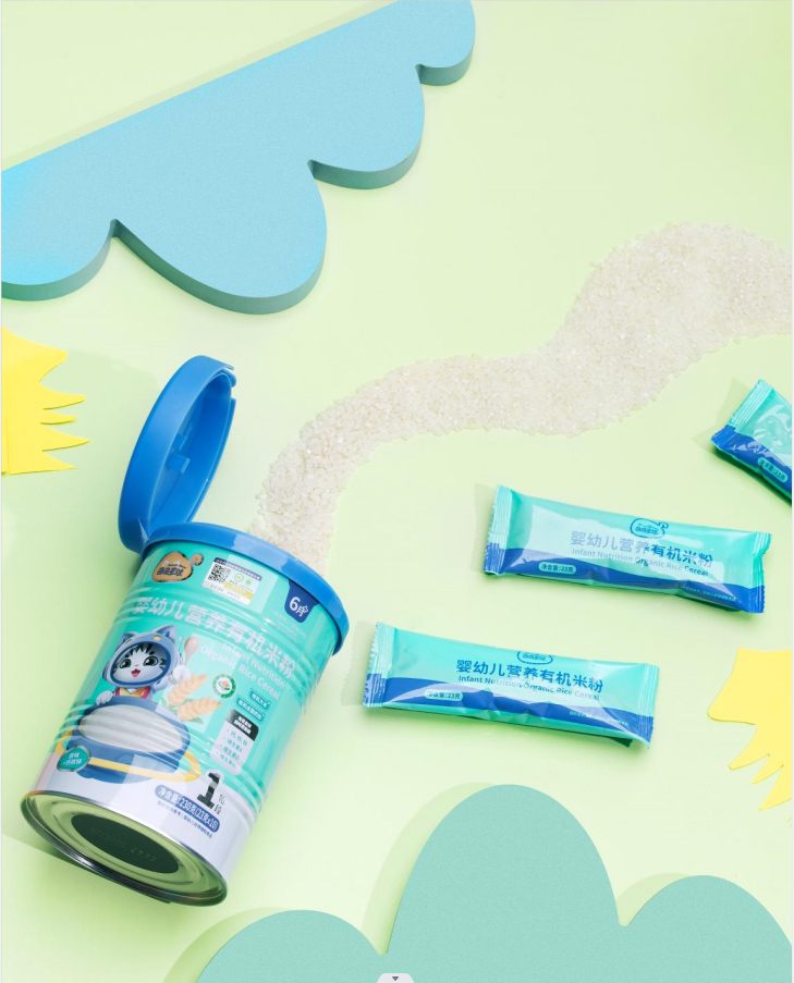 團(tuán)團(tuán)星球嬰幼兒營(yíng)養(yǎng)有機(jī)米粉1