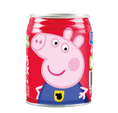 小豬佩奇CC乳牛奶復(fù)原乳調(diào)制乳飲料245ml