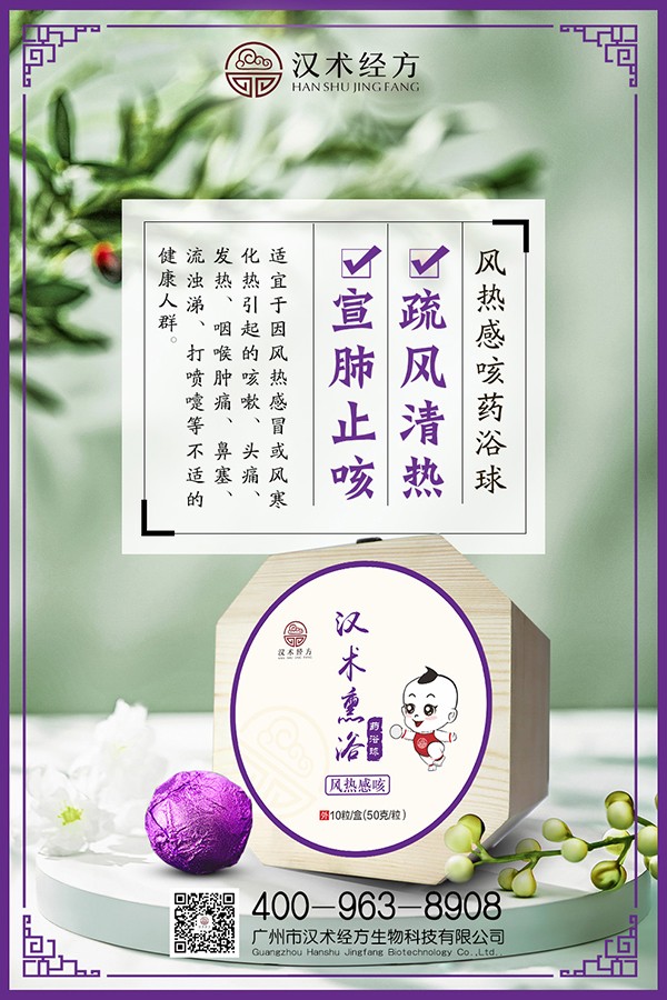 漢術(shù)經(jīng)方漢術(shù)熏浴藥浴球 風熱感咳海報.jpg