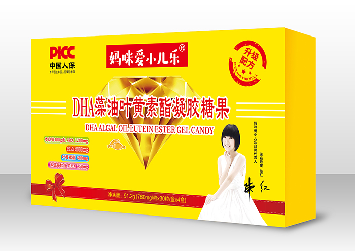 媽咪愛小兒樂DHA藻油葉黃素酯凝膠糖果