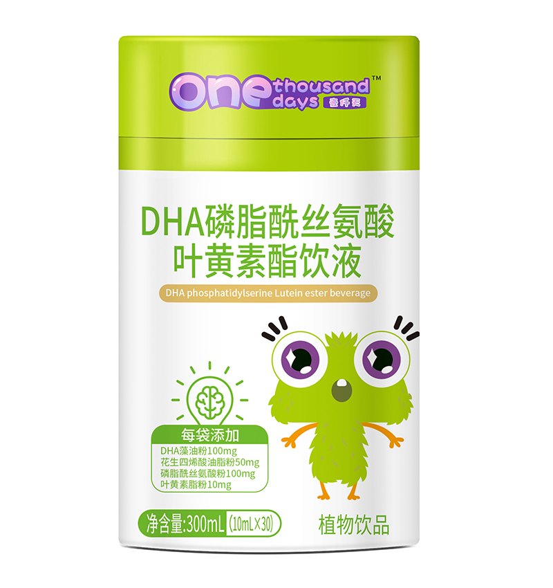 壹仟天DHA磷酯酰絲氨酸葉黃素酯飲液