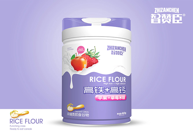智贊臣高鐵+高鈣米粉(蘋(píng)果+草莓)