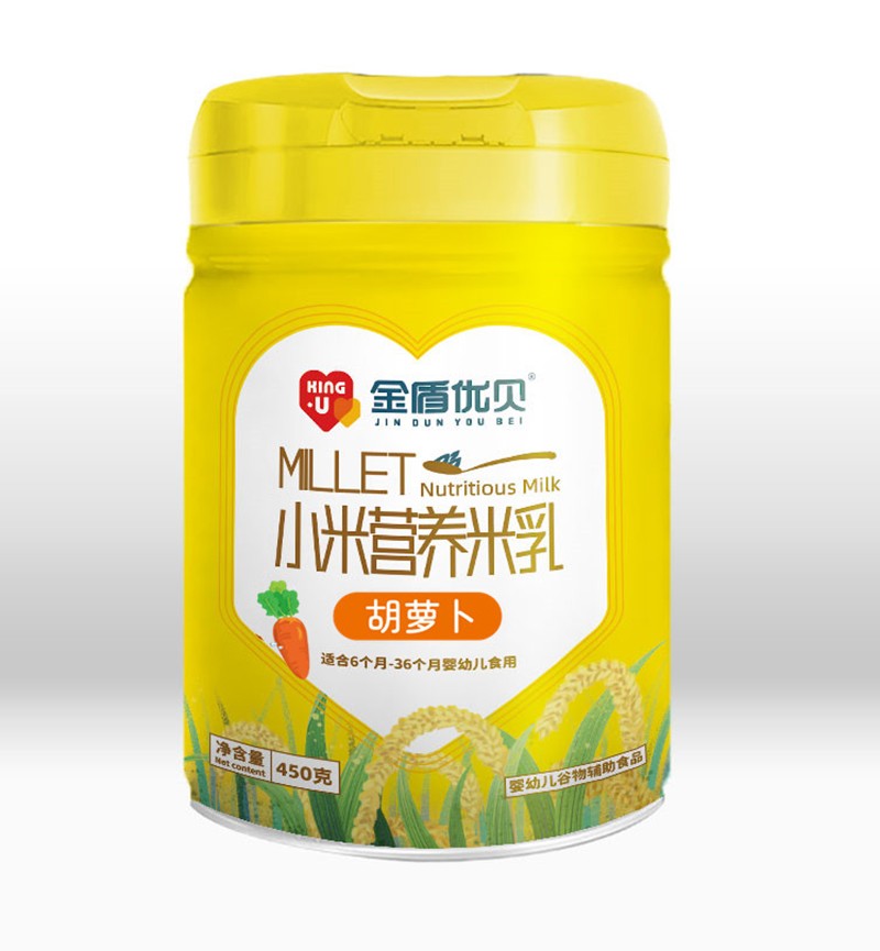 金盾優(yōu)貝胡蘿卜小米營養(yǎng)米乳
