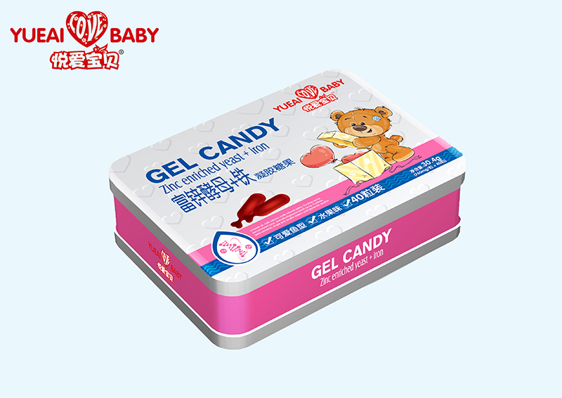 悅愛(ài)寶貝富鋅酵母+鐵凝膠糖果