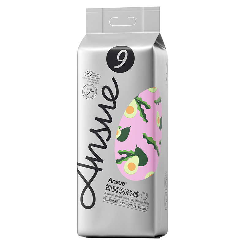 Ansue安秀抑菌潤膚嬰兒訓(xùn)練褲XXL