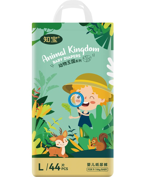 我懂寶寶動(dòng)物王國(guó)紙尿褲L