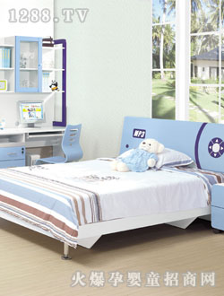 可愛(ài)藍(lán)精靈兒童家具
