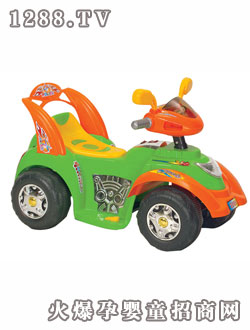 貝思達(dá)童車綠色電動車d_2008