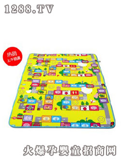 蔓葆嬰兒爬行墊 益智大富翁 加厚