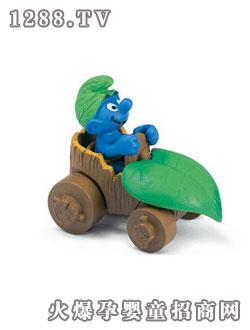 思樂(lè)樹(shù)葉車藍(lán)精靈彩盒裝