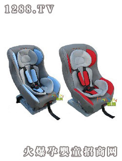 曼波魚(yú)屋兒童汽車(chē)安全座椅(紅/藍(lán))