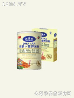 太子樂DHA+AA胡蘿卜營(yíng)養(yǎng)米粉(1階段)