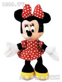 祺夢(mèng)卡通毛絨玩具可愛米奇