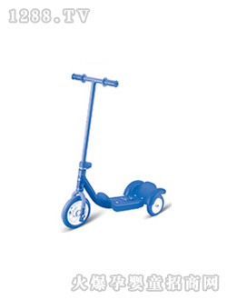 葫蘆娃兒童滑板車直把藍(lán)色