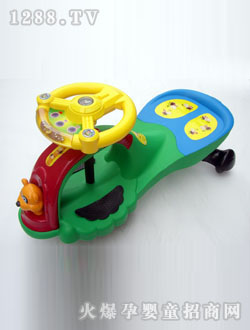 小寶小貝卡通動物扭扭車