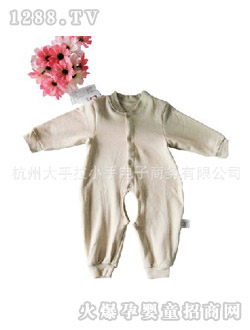 哆啦小貝嬰兒開(kāi)襠哈衣