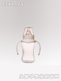 晶愛標(biāo)準(zhǔn)口徑150ml帶柄奶瓶