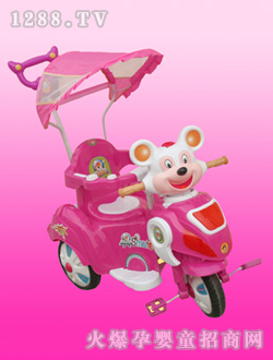小帥才米奇三輪車(chē)紅色