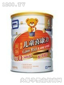 雅培智護(hù)100學(xué)兒喜康力4段900G