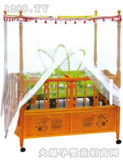 愛(ài)嬰寶嬰兒木床803