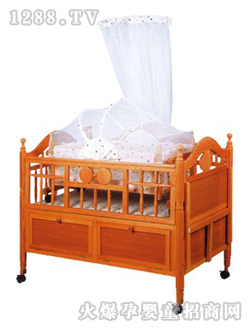 愛(ài)嬰寶嬰兒木床5201