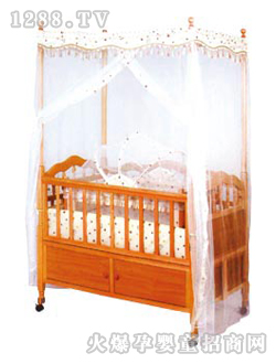 愛(ài)嬰寶嬰兒木床5203