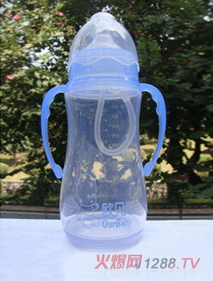 歐貝兒PP感溫藍奶瓶