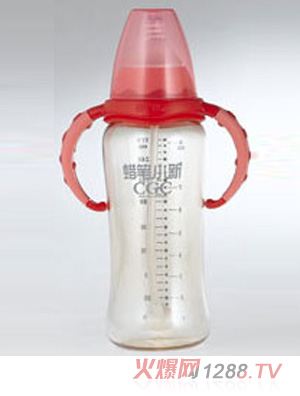 蠟筆小新PPSU圓弧標(biāo)準(zhǔn)口徑自動(dòng)260ml奶瓶
