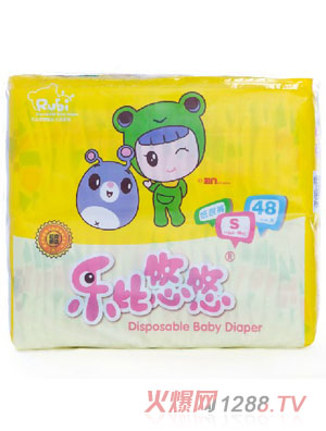 樂比悠悠寶寶金裝紙尿褲48片S號裝