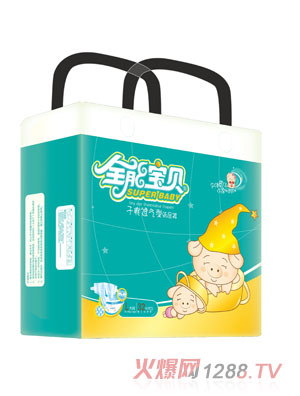 全能寶貝大包干爽透氣紙尿褲L碼32片