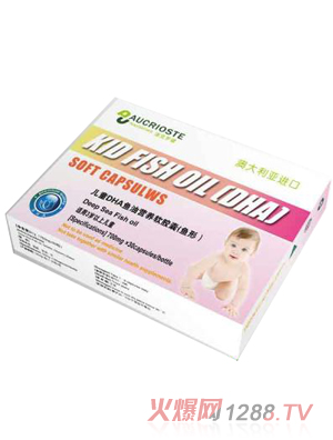澳克羅健兒童DHA魚(yú)油軟膠囊