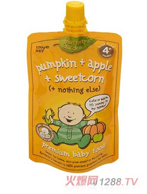 葉子?jì)雰汗啵瞎?、蘋果、甜玉米）