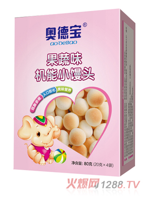 奧德寶果蔬味機(jī)能小饅頭