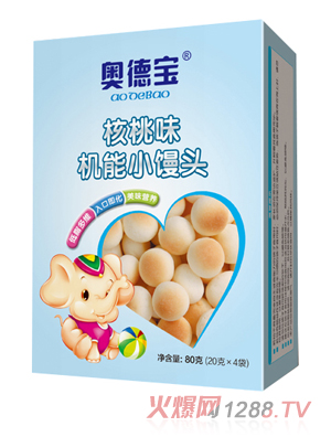 奧德寶核桃味機(jī)能小饅頭