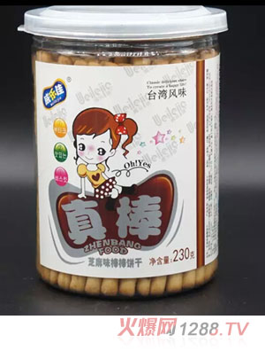 威樂(lè)佳芝麻味棒棒餅干